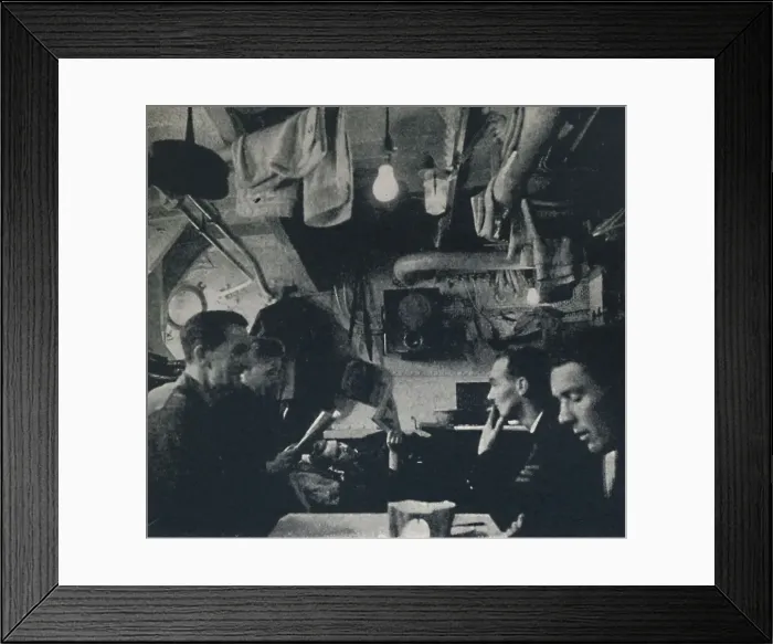 Framed Print : Functional use of space on the mess deck, 1941. Artist: Cecil Beaton Framed Print : Functional use of space on the mess deck, 1941. Artist: Cecil Beaton