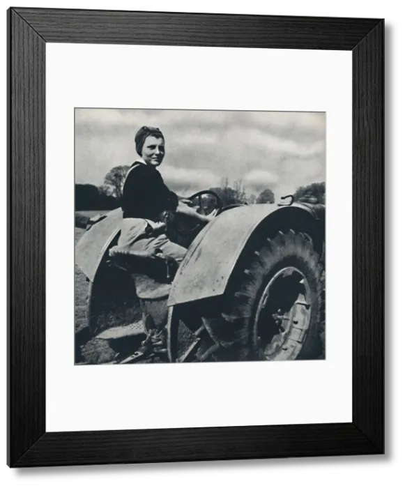 Framed Print : Land Girl, 1941. Artist: Cecil Beaton Framed Print : Land Girl, 1941. Artist: Cecil Beaton