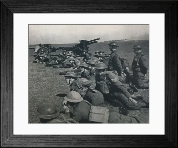 Framed Print : Epilogue: The Commanding Officer sums up, 1941. Artist: Cecil Beaton Framed Print : Epilogue: The Commanding Officer sums up, 1941. Artist: Cecil Beaton