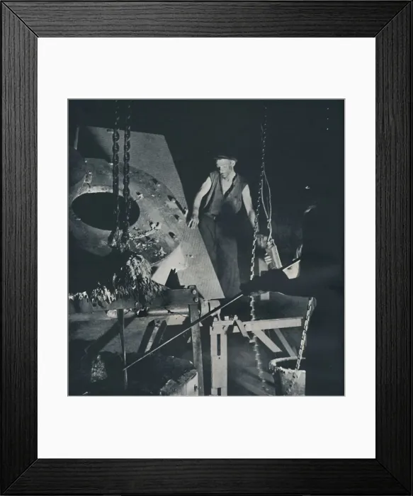 Framed Print : Worker in an aircraft factory (preparation of alloy), 1941. Artist: Cecil Beaton Framed Print : Worker in an aircraft factory (preparation of alloy), 1941. Artist: Cecil Beaton