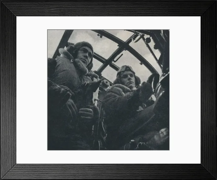 Framed Print : At the controls, 1941. Artist: Cecil Beaton Framed Print : At the controls, 1941. Artist: Cecil Beaton
