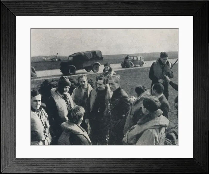 Framed Print : The flight discussed, 1941. Artist: Cecil Beaton Framed Print : The flight discussed, 1941. Artist: Cecil Beaton