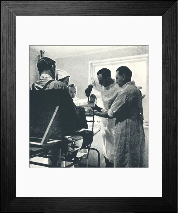 Framed Print : Convalescent Hospital - Damaged ankle, 1941. Artist: Cecil Beaton Framed Print : Convalescent Hospital - Damaged ankle, 1941. Artist: Cecil Beaton
