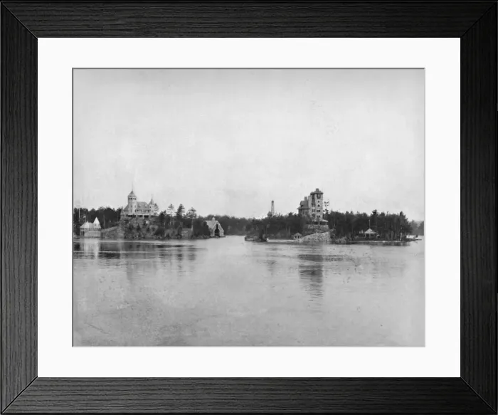 Framed Print : The Thousand Islands, 19th century Framed Print : The Thousand Islands, 19th century
