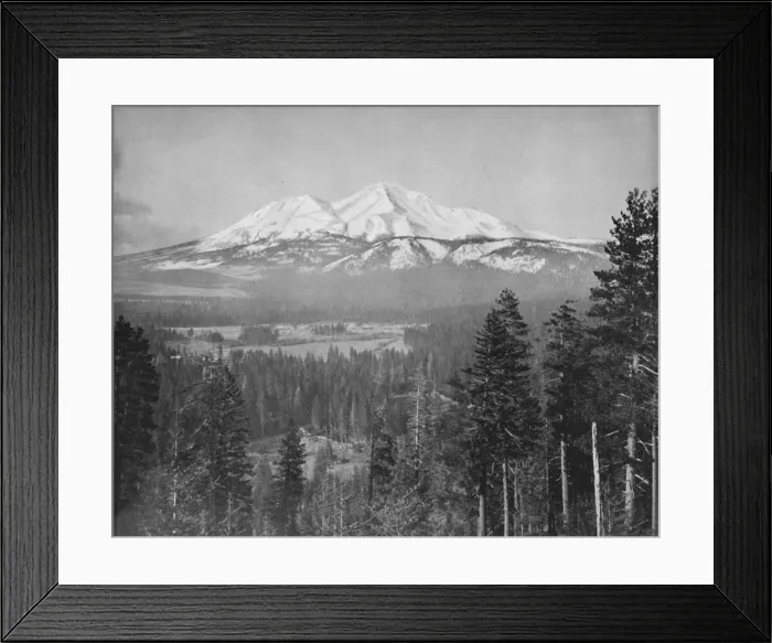 Framed Print : Mount Shasta, 19th century Framed Print : Mount Shasta, 19th century
