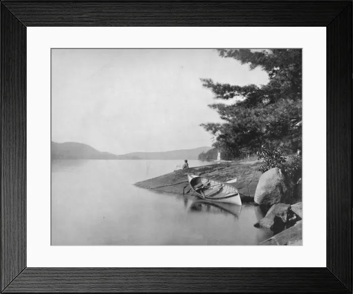 Framed Print : Lake George, 19th century Framed Print : Lake George, 19th century
