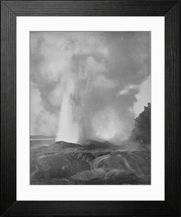 Framed Print : The Waikite Geyser, 19th century Framed Print : The Waikite Geyser, 19th century