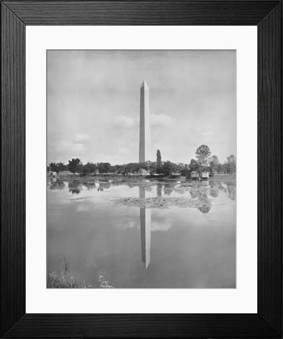 Framed Print : The Washington Monument, 19th century Framed Print : The Washington Monument, 19th century