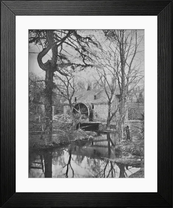 Framed Print : Roberts Mill in Pennsylvania, 19th century Framed Print : Roberts Mill in Pennsylvania, 19th century