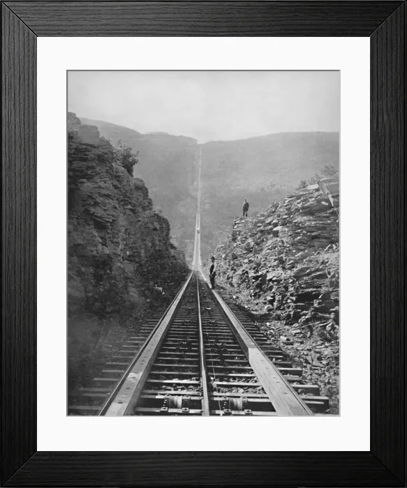 Framed Print : The Catskill Railway, 19th century Framed Print : The Catskill Railway, 19th century