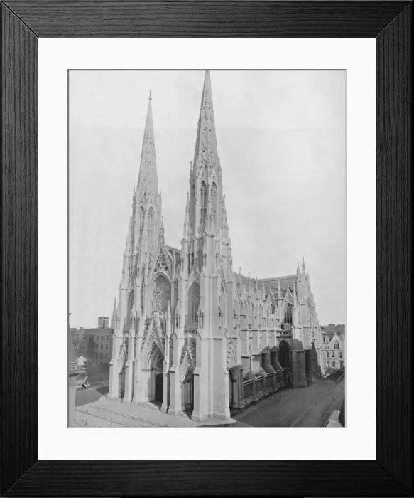 Framed Print : St. Patricks Cathedral, 19th century Framed Print : St. Patricks Cathedral, 19th century