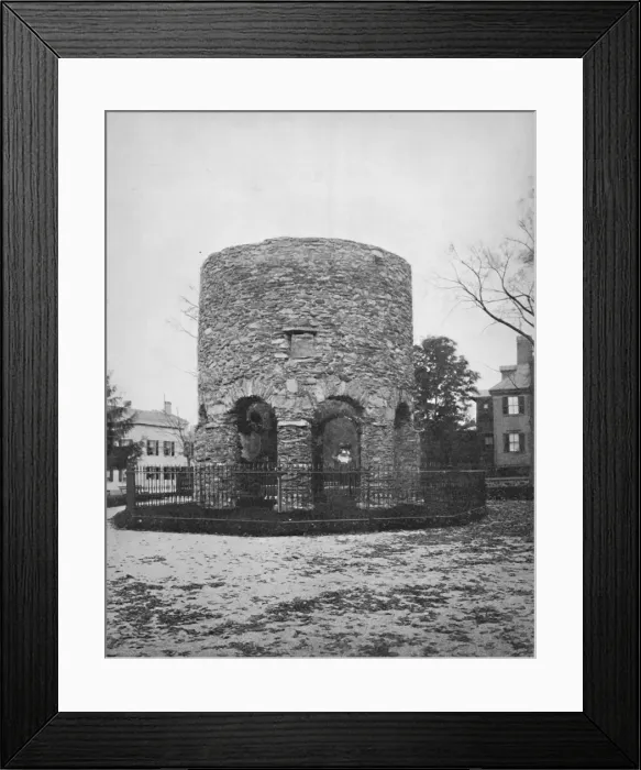 Framed Print : The Round Tower at Newport, c1892 Framed Print : The Round Tower at Newport, c1892