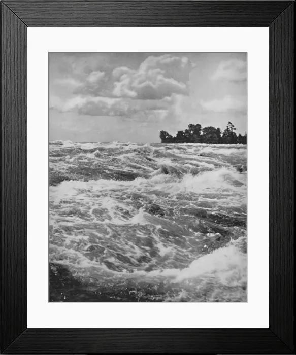 Framed Print : The Rapids Above the American Fall, 19th century Framed Print : The Rapids Above the American Fall, 19th century