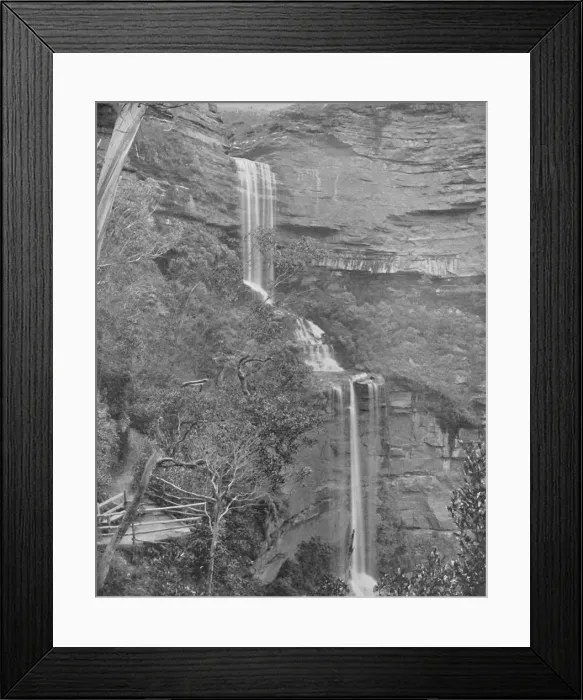 Framed Print : Katoomba Falls, 19th century Framed Print : Katoomba Falls, 19th century