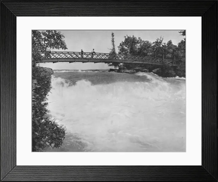 Framed Print : The Bridge of the Three Sisters, 19th century Framed Print : The Bridge of the Three Sisters, 19th century