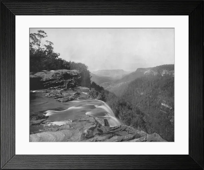 Framed Print : The Fitzroy Falls, 19th century Framed Print : The Fitzroy Falls, 19th century