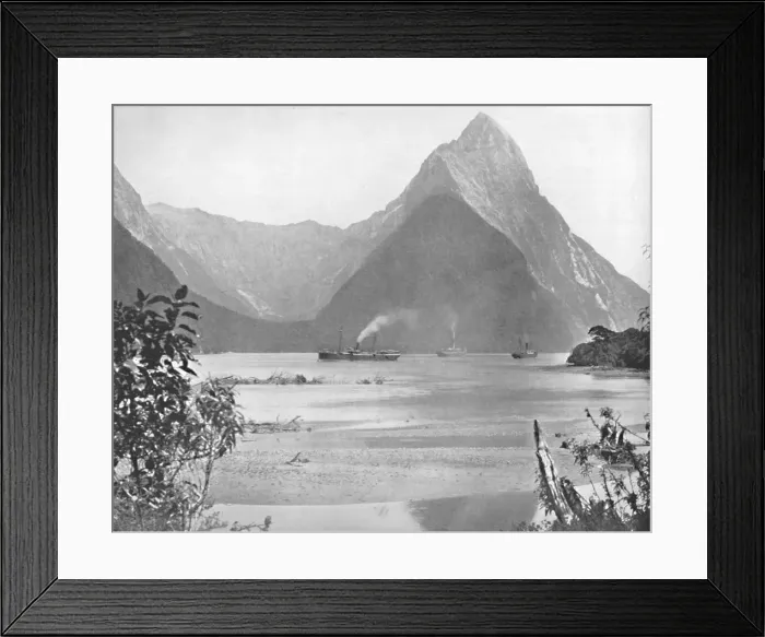 Framed Print : Mitre Peak, 19th century Framed Print : Mitre Peak, 19th century