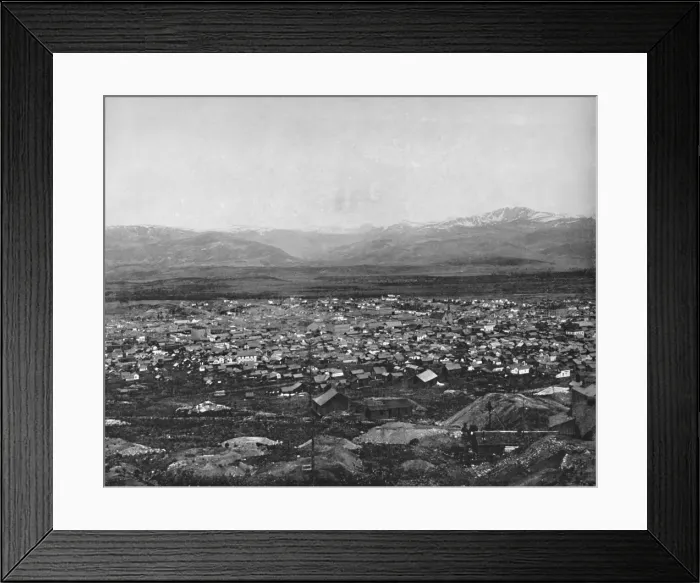 Framed Print : Leadville, in Colorado, 19th century