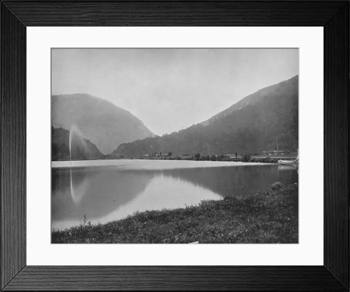 Framed Print : Crawford Notch, in the White Mountains, 19th century