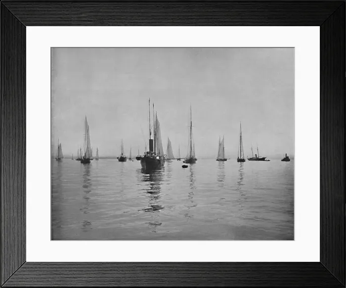 Framed Print : New York Bay, 19th century Framed Print : New York Bay, 19th century