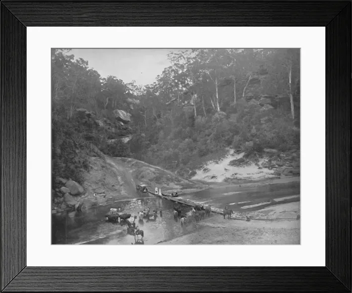 Framed Print : The Richmond River, 19th century Framed Print : The Richmond River, 19th century