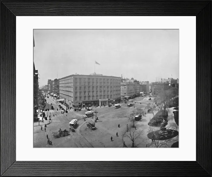 Framed Print : Madison Square, 19th century Framed Print : Madison Square, 19th century