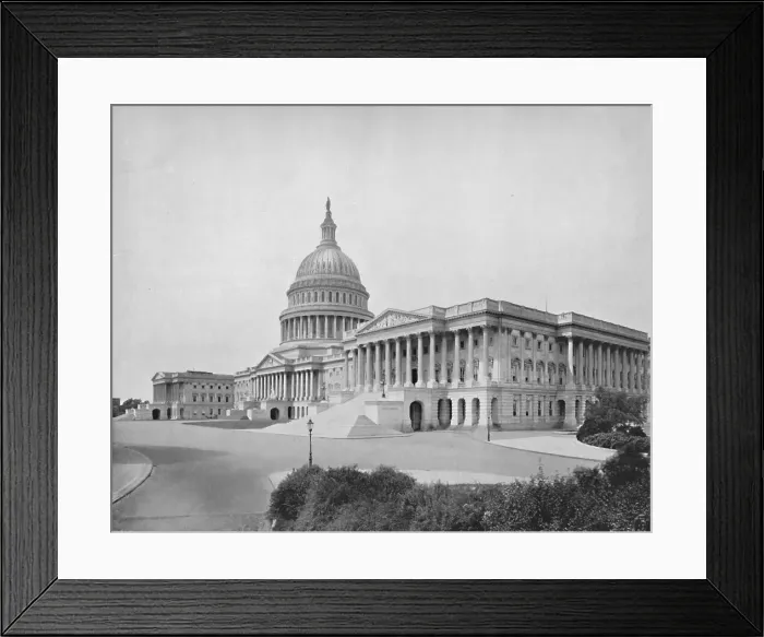 Framed Print : The Capitol, Washington, 19th century Framed Print : The Capitol, Washington, 19th century