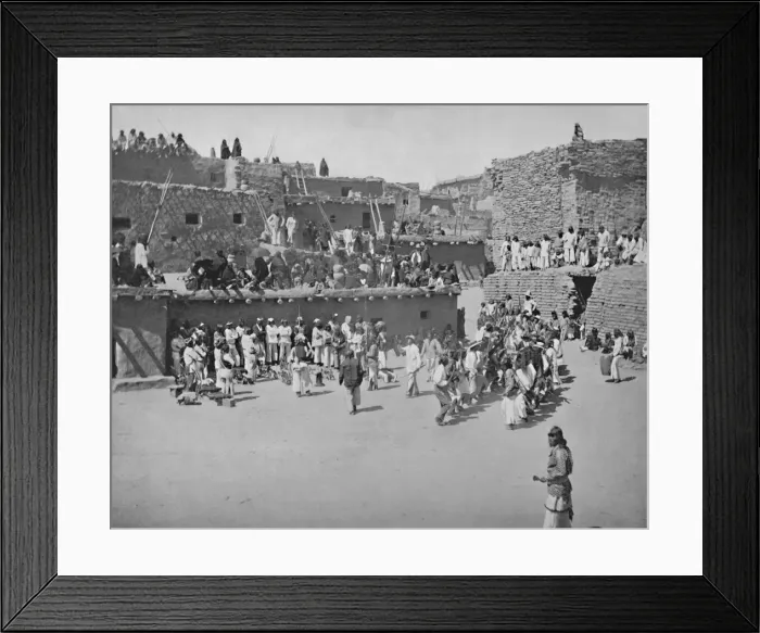 Framed Print : The Zuni Indians, 19th century Framed Print : The Zuni Indians, 19th century