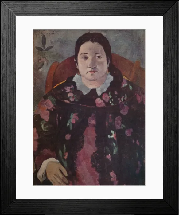 Framed Print : Womans Head, 1923. Artist: Paul Gauguin Framed Print : Womans Head, 1923. Artist: Paul Gauguin
