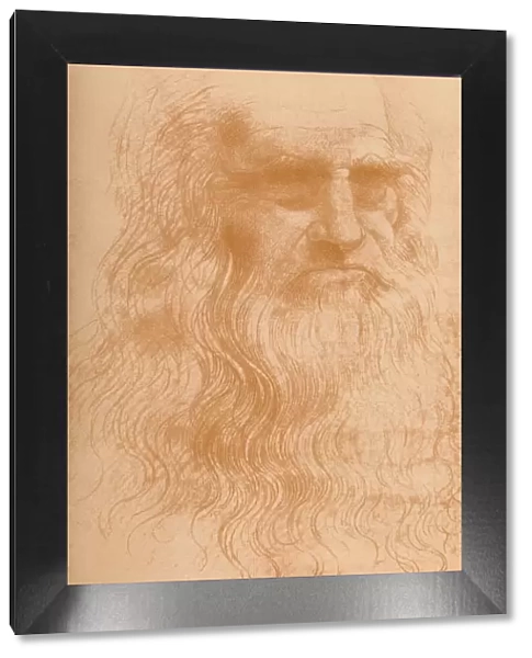 Portrait of a Man in Red Chalk, c1512, (1932). Artist: Leonardo da Vinci