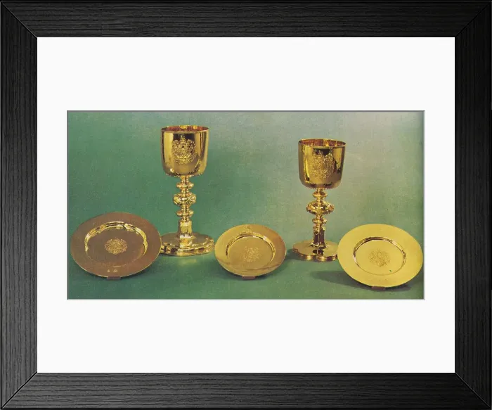 Framed Print : Chalices and patens, 1953 Framed Print : Chalices and patens, 1953
