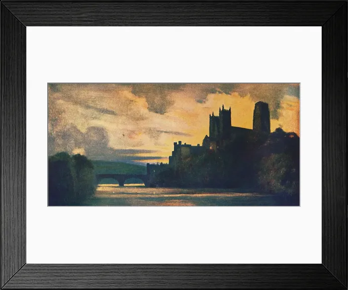 Framed Print : Durham Cathedral, 1912 Framed Print : Durham Cathedral, 1912