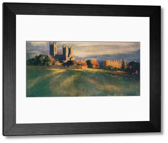 Framed Print : Lincoln Cathedral, 1912 Framed Print : Lincoln Cathedral, 1912