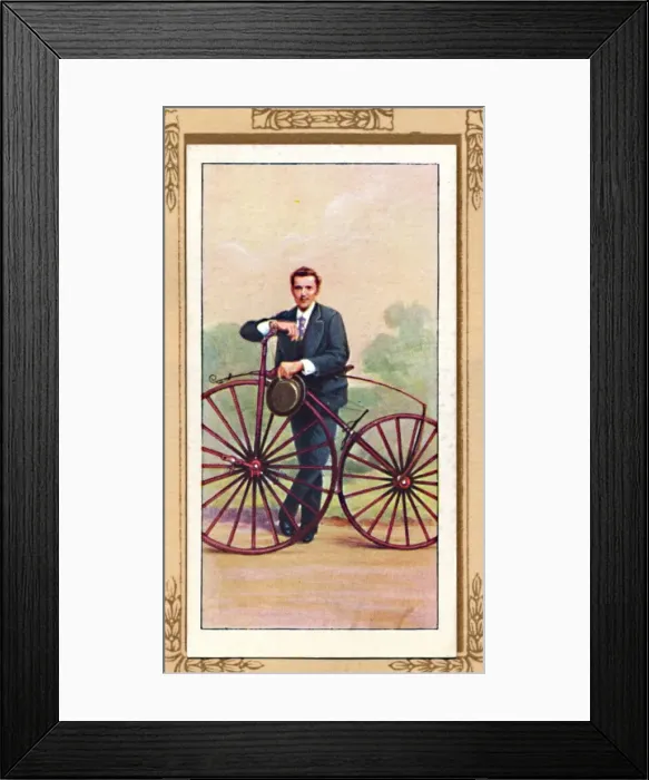 Framed Print : Michaux Velocipede, 1865, (1939) Framed Print : Michaux Velocipede, 1865, (1939)
