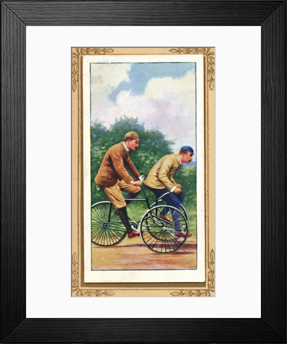 Framed Print : Olympia Tandem Tricycle, 1939 Framed Print : Olympia Tandem Tricycle, 1939