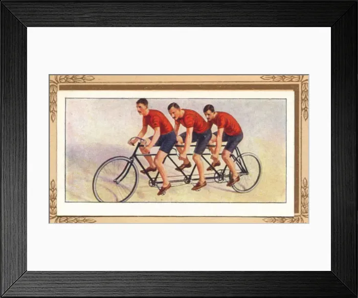 Framed Print : Pacing Triplet, 1939 Framed Print : Pacing Triplet, 1939