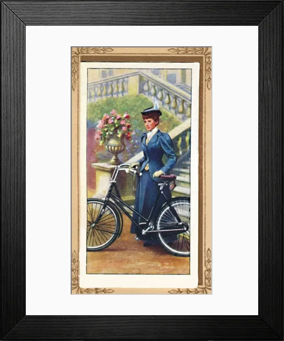 Framed Print : Lady Cyclist, 1896, 1939 Framed Print : Lady Cyclist, 1896, 1939
