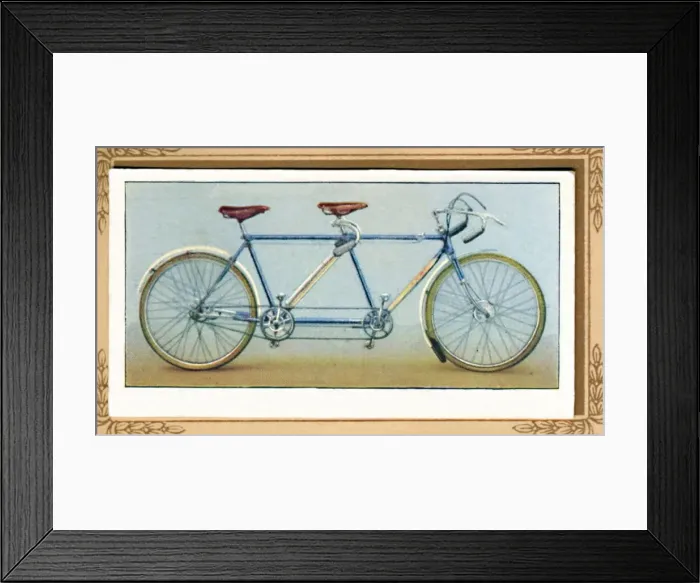 Framed Print : Touring Tandem, 1939 Framed Print : Touring Tandem, 1939