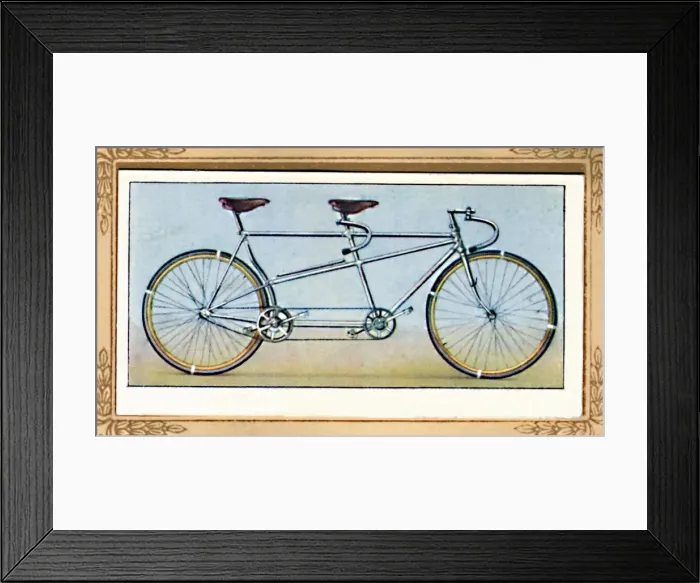 Framed Print : Racing Tandem, 1939 Framed Print : Racing Tandem, 1939