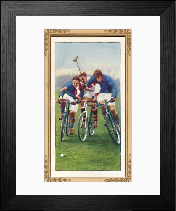 Framed Print : Bicycle Polo, 1939 Framed Print : Bicycle Polo, 1939