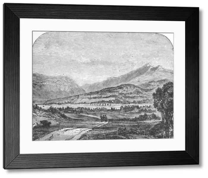 Framed Print : Franconia Mountains, from Thornton, 1883 Framed Print : Franconia Mountains, from Thornton, 1883
