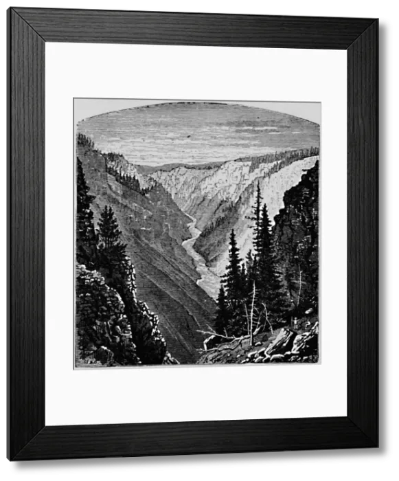 Framed Print : The Grand Canyon, 1883 Framed Print : The Grand Canyon, 1883