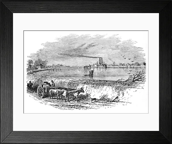 Framed Print : The Levee, 1883 Framed Print : The Levee, 1883