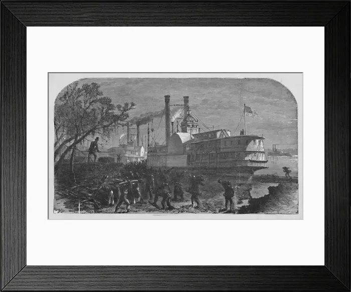 Framed Print : Wooding Up, 1883 Framed Print : Wooding Up, 1883