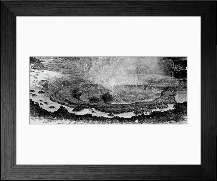 Framed Print : Boiling Sulphur Springs, 1883 Framed Print : Boiling Sulphur Springs, 1883