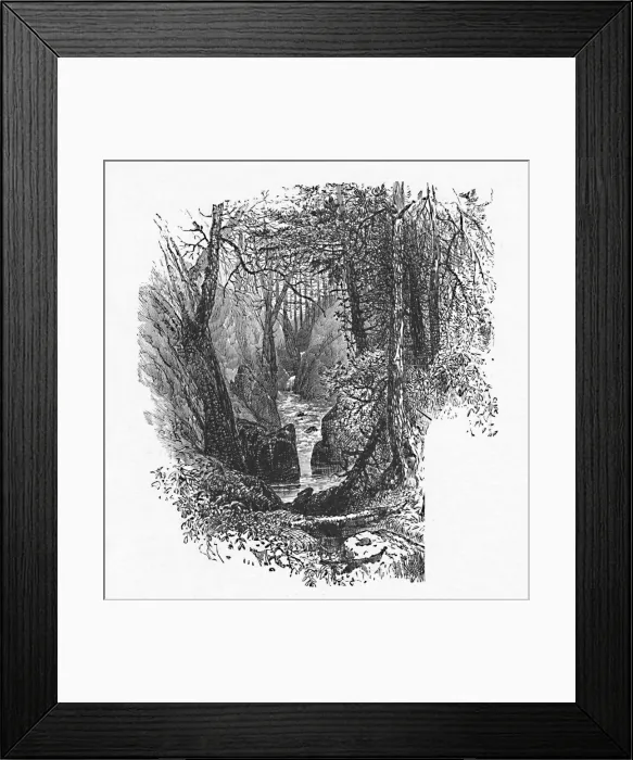 Framed Print : A Feeder to the Lake, 1883 Framed Print : A Feeder to the Lake, 1883