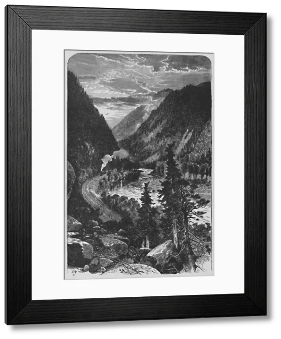 Framed Print : Lewistown Narrows on the Juniata, 1883 Framed Print : Lewistown Narrows on the Juniata, 1883