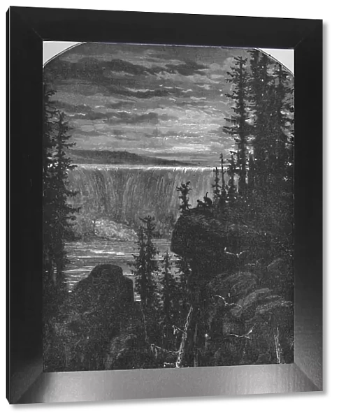 A Night View of Niagara in Olden Time, 1883