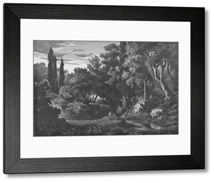 Framed Print : In the Wilds, 1883 Framed Print : In the Wilds, 1883
