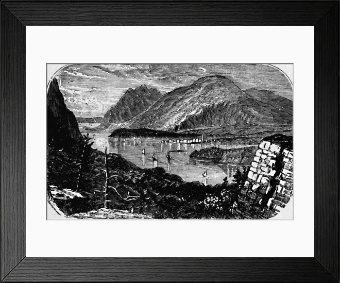 Framed Print : Stony Point, 1883